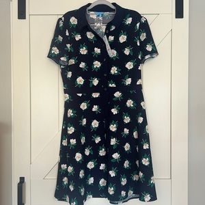 NWT Draper James Magnolia Button Front Shirt Dress